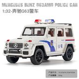  Mô hình xe cảnh sát Mercedes G63 tỉ lệ 1:32 Chezhi OT353 