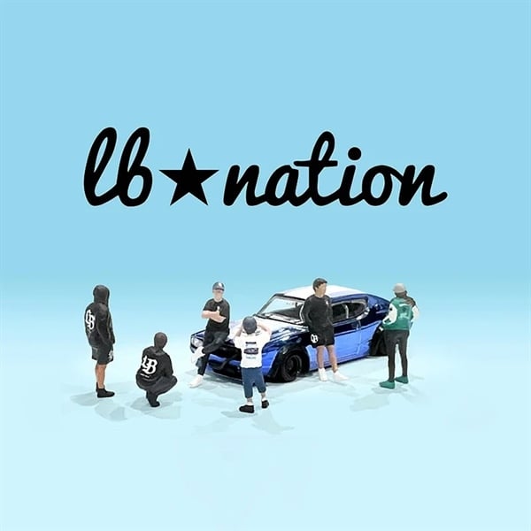  Set mô hình 5 nhân vật The LB Nation tỉ lệ 1:64 American Diorama AD-2422 