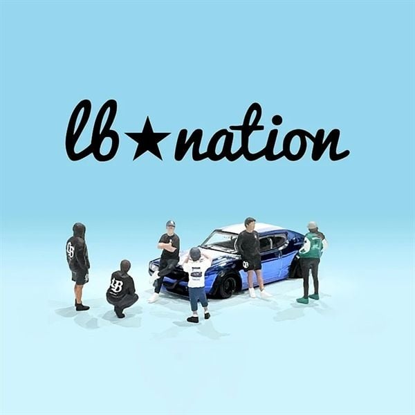  Set mô hình 5 nhân vật The LB Nation tỉ lệ 1:64 American Diorama AD-2422 