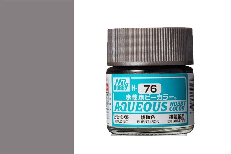  Acrylic H76 Burnt Iron sơn mô hình màu gỉ sét kim loại 10ml Mr.Hobby H76 
