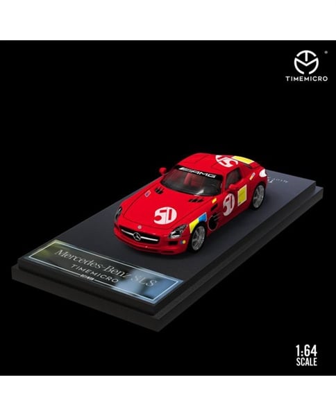  Mô hình xe Mercedes Benz SLS Pig 50th Anniversary tỉ lệ 1:64 Time Micro 