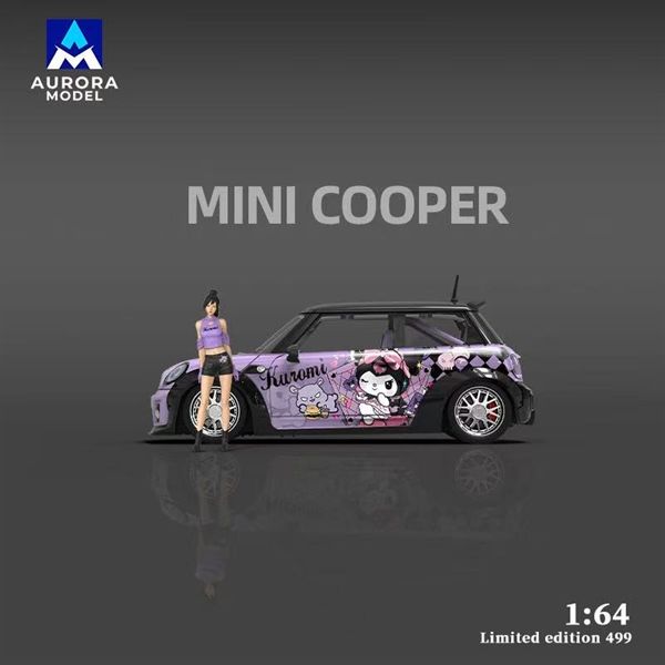  Mô hình xe BMW Mini Cooper Coulombe-Bike tỉ lệ 1:64 AURORA MODEL AM643640 