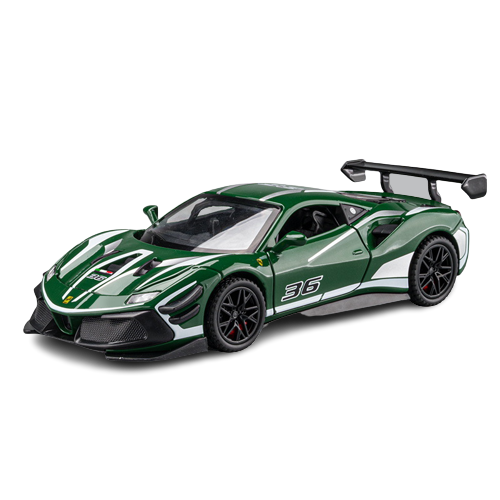  Mô hình xe Ferrari 488 Challenge EVO 2020 No.36 Racing tỉ lệ 1:32 Alloy model 8155 