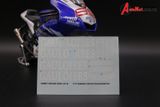  Decal Yamaha Yzr-M1 Gauloises' 04 1:12 Hd04-0118 Hobby Design DC064 