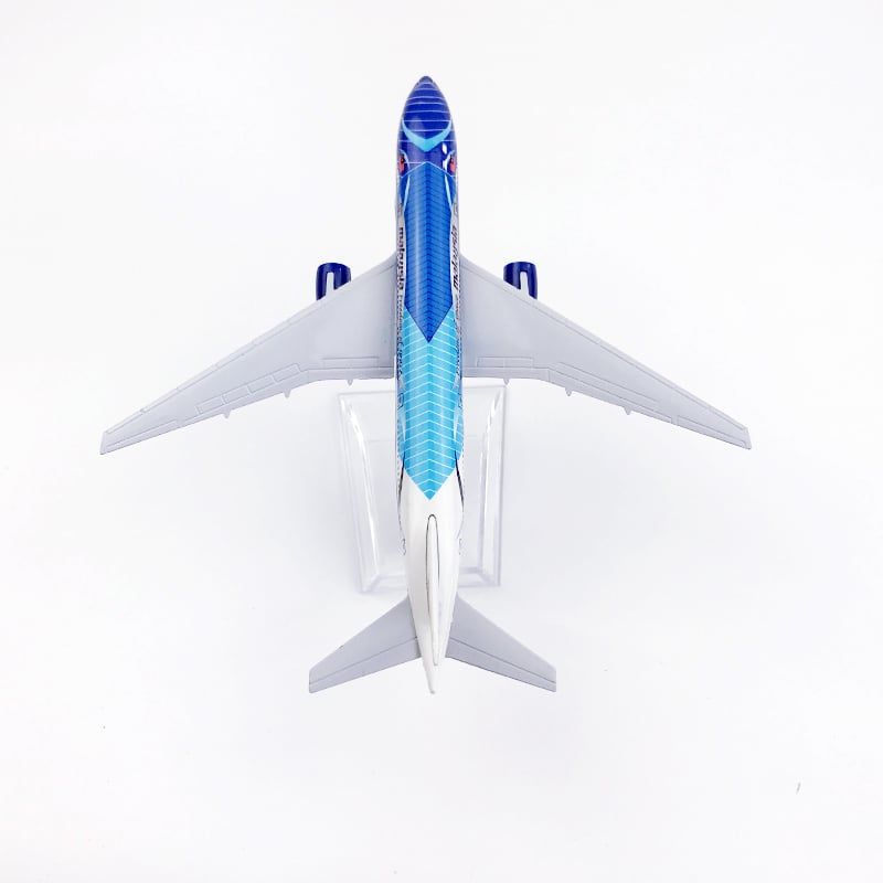 Mô hình máy bay Malaysia Heliconia Boeing B777-2H6 16cm MB16065