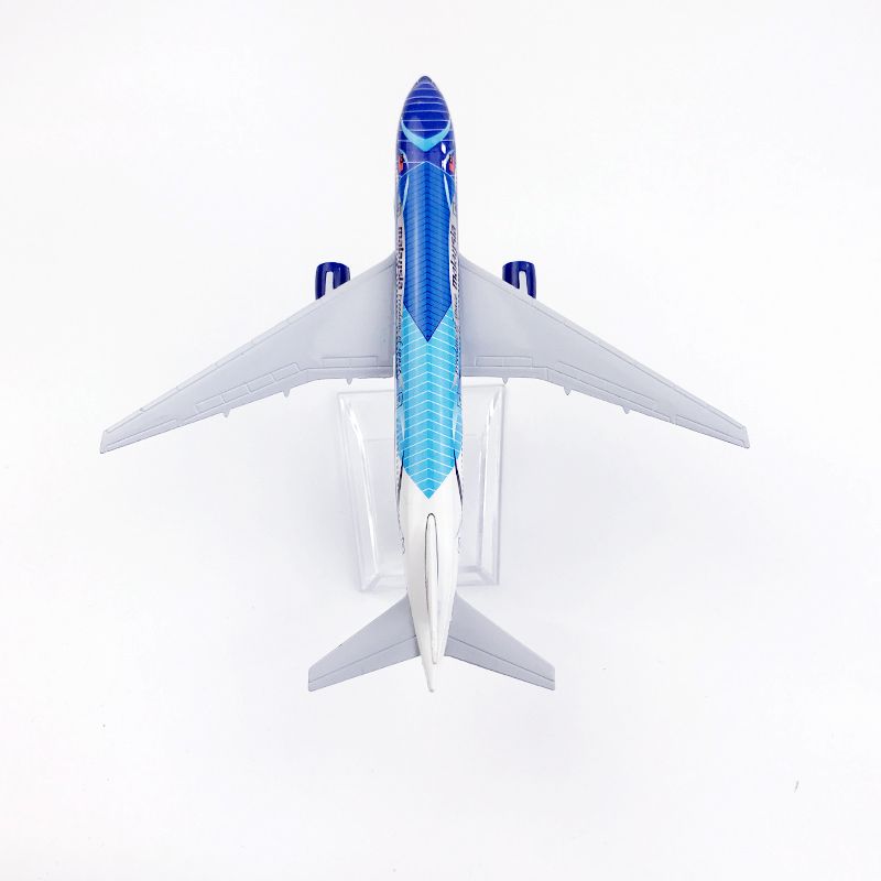  Mô hình máy bay Malaysia Heliconia Boeing B777-2H6 16cm MB16065 