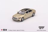  Mô hình xe Mercedes-Benz Maybach S680 Champagne Metallic tỉ lệ 1:64 MiniGT MGT00604 