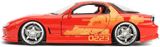  Mô hình xe Fast & Furious 1993 Mazda RX-7 Orange tỉ lệ 1:24 Jada Toys 30747 
