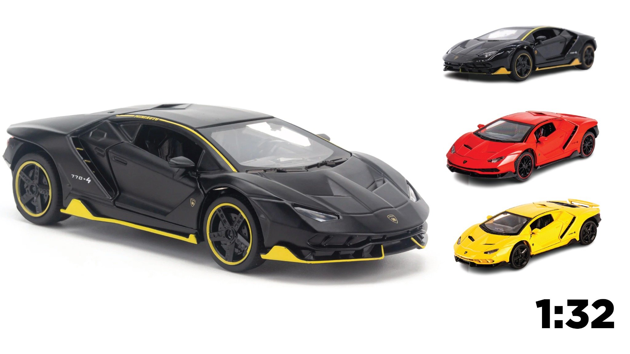  Mô hình Lamborghini Centenario Lp770-4 tỉ lệ 1:32 Miniauto 3224A-1 7790 