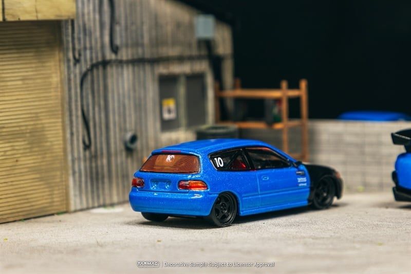  Mô hình xe Honda Civic EG6 10th Anniversary tỉ lệ 1:64 Tarmac Works x HOBBY64 T64-TL001-10TH 