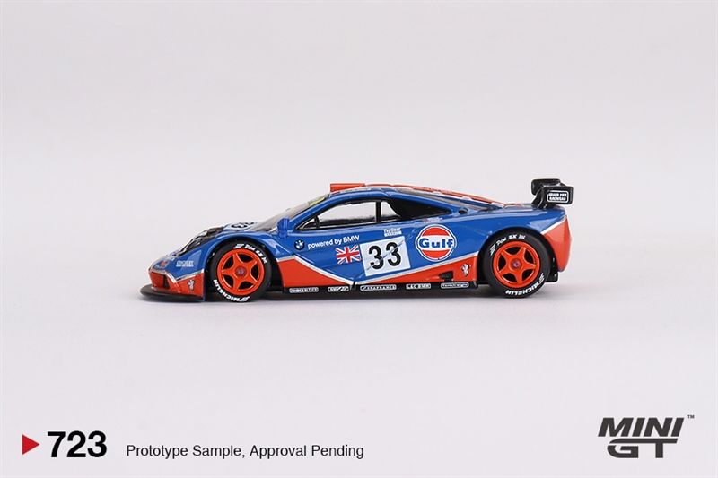  Mô hình xe McLaren F1 GTR #33 1996 Le Mans 24Hr bản card tỉ lệ 1:64 MINIGT MGT00723-MJ 