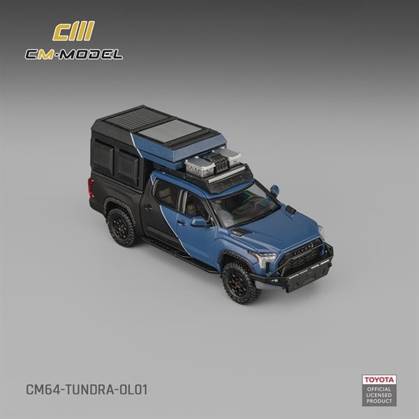  Mô hình xe Toyota Tundra Overland blue tỉ lệ 1:64 CM model CM64-TUNDRA-OL01 