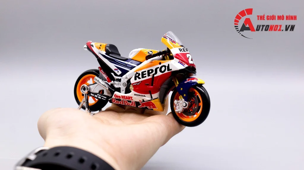  Mô hình xe mô tô GP Honda rc213v repsol 2018 1:18 Maisto 5815A 