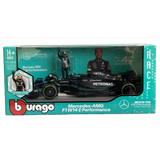  Mô hình xe đua F1 Formula Mercedes Benz Petronas 2023 W14 có figure rời tỉ lệ 1:24 Bburago 18-28037 OT24059 