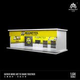  Hộp trưng bày mica mô phỏng Workshop Mooneyes yellow kích thước 30x13.3x10cm MO914111 