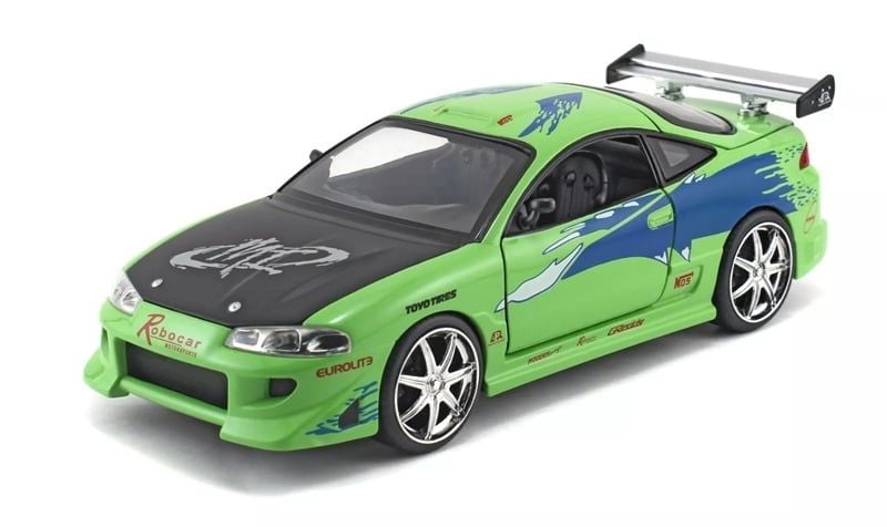  Mô hình xe Fast & Furious Brian's Mitsubishi Eclipse tỉ lệ 1:24 Jada Toys 97603 