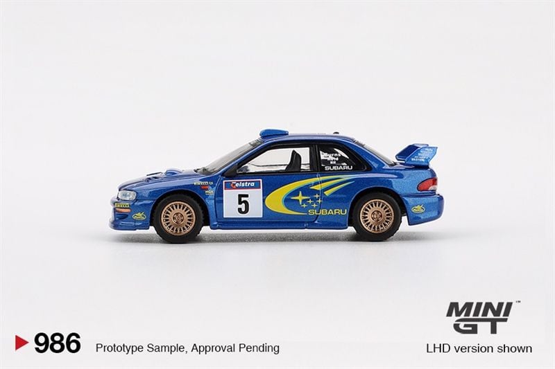  Mô hình xe Subaru Impreza WRC99 1999 Rally Australia Winner #5 Australia Exclusive tỉ lệ 1:64 MiniGT MGT00986 