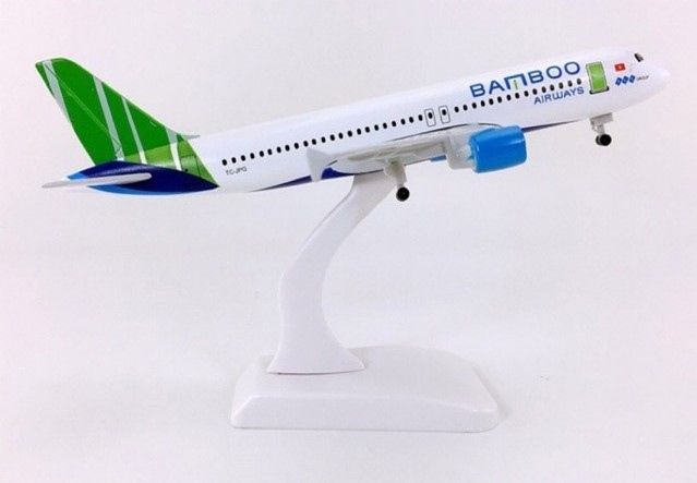  Mô hình máy bay Việt Nam Bamboo Airways Airbus A320 20cm MB20001 