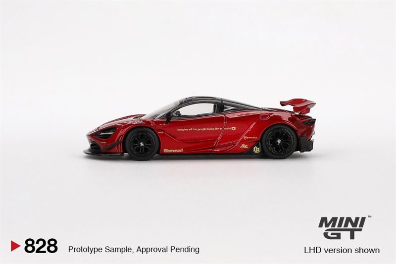  Mô hình xe McLaren 720S LB★Works Gem Red tỉ lệ 1:64 MiniGT MGT00828-CH 