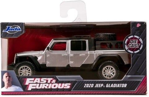  Mô hình xe Jeep Gladiator Silver 2020 Fast & Furious tỉ lệ 1:32 Jada 24075 