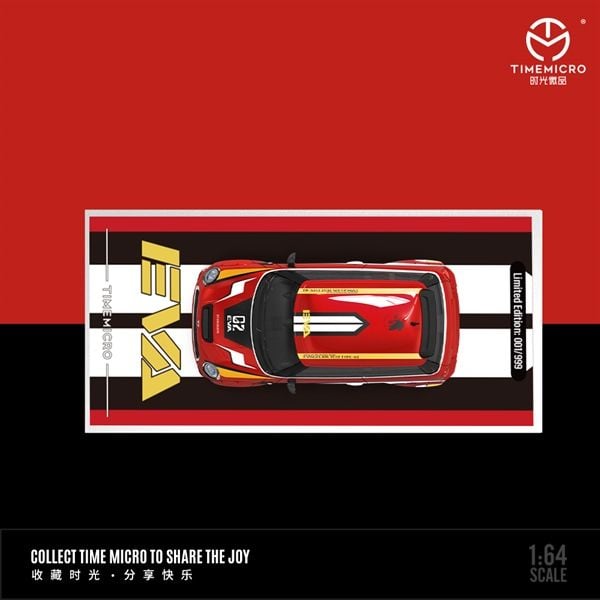  Mô hình xe MINI COOPER Red EVA tỉ lệ 1:64 Time Micro TM643638 