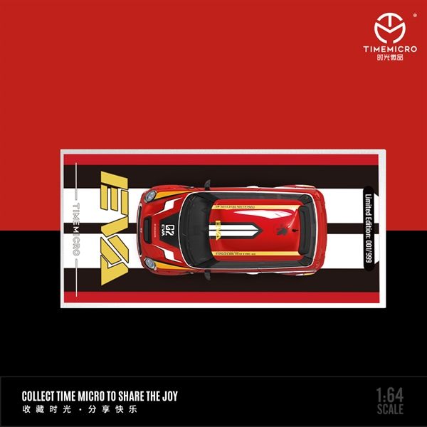  Mô hình xe MINI COOPER Red EVA tỉ lệ 1:64 Time Micro TM643638 