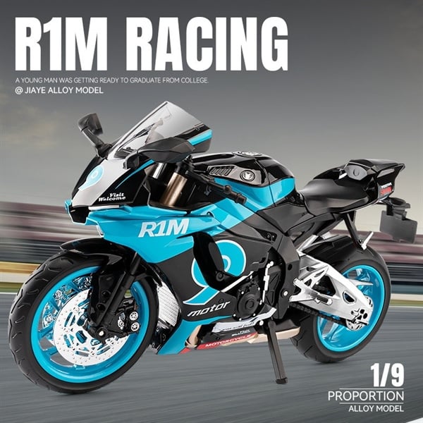  Mô hình xe Yamaha R1M địa hình tỉ lệ 1:9 Jiaye model MT09009 