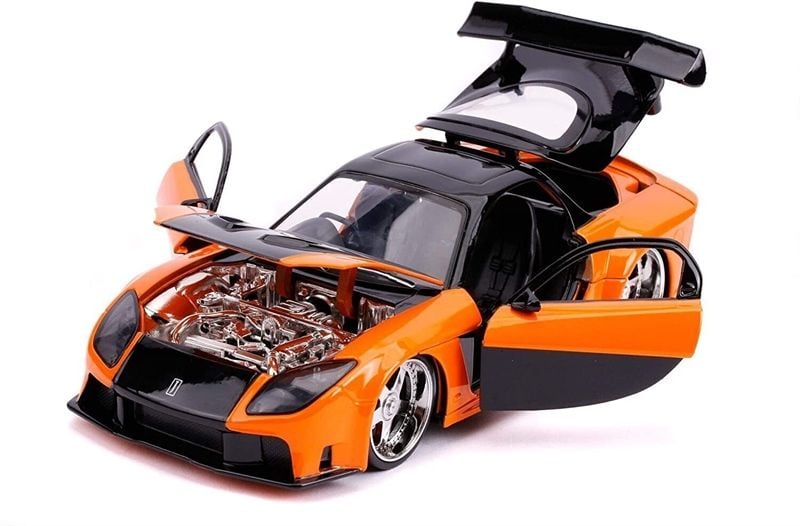  Mô hình xe Fast & Furious Han's Mazda RX-7 tỉ lệ 1:24 Jada Toys 30732 