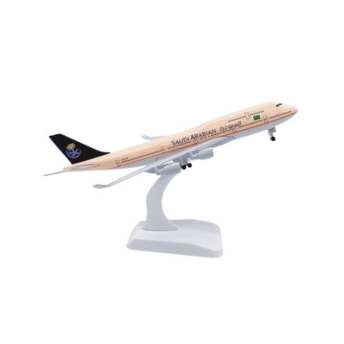  Mô hình máy bay Saudi Arabia Airlines Boeing B747 kích thước 20cm MB20077 