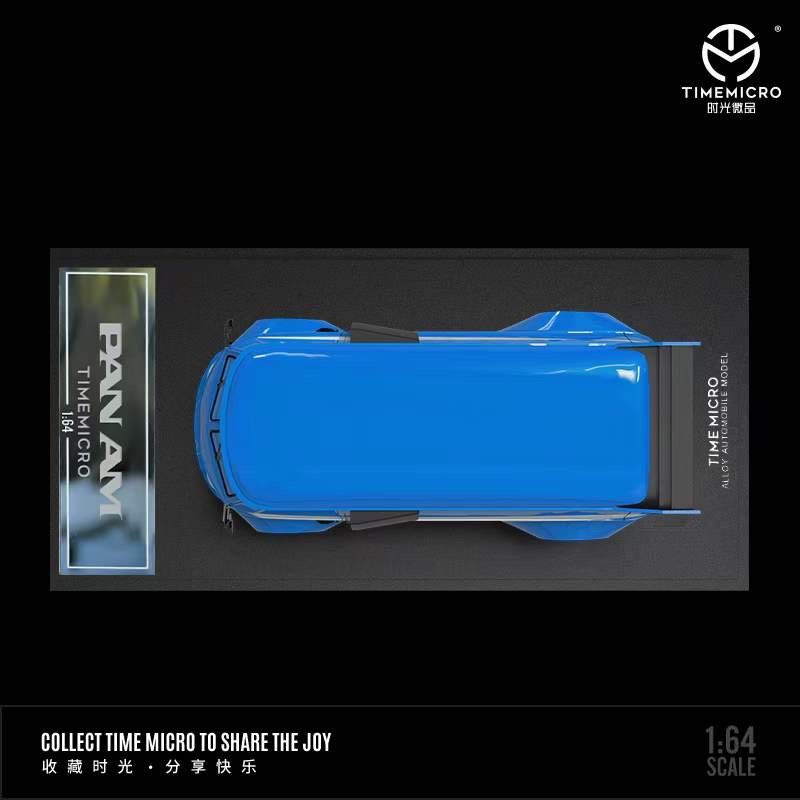  Mô hình xe Volkwagen T1 Pan Am Toyotires baby blue Limited 999 pcs tỉ lệ 1:64 Time Micro 