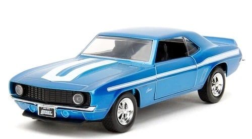  Mô hình xe Chevrolet Camaro 1969 Blue Fast & Furious tỉ lệ 1:32 Jada 24075 