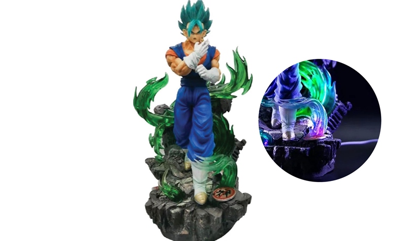  Mô hình nhân vật Dragonball Vegetto super saiyan blue có đèn GK 40cm FG251 