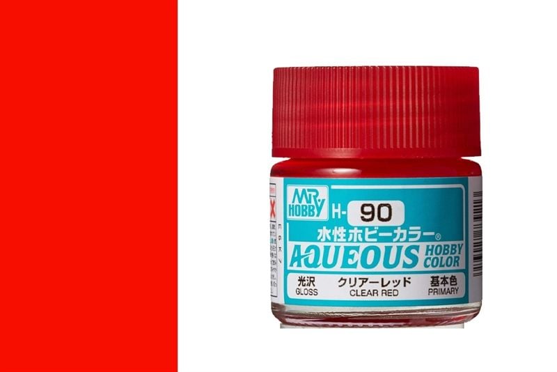  Acrylic H90 Clear Red sơn mô hình màu đỏ bóng 10ml Mr.Hobby H90 