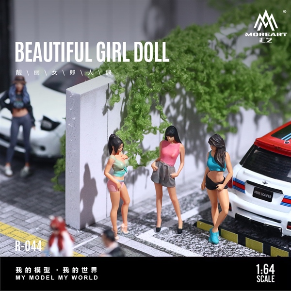  Mô hình nhân vật 3 figure Beautiful Girl tỉ lệ 1:64 More Art MO223044 