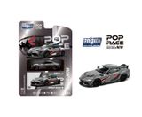  Mô hình xe Toyota Supra A90 Darwin Pro 66G NWB - Grey metallic bản card tỉ lệ 1:64 Poprace PRE64002 