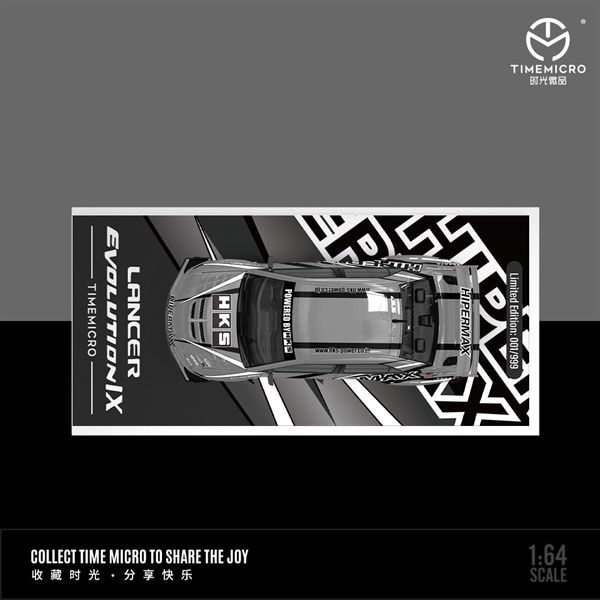  Mô hình xe Lancer Mitsubishi EVO 9th Generation - HIPERMAX Metallic Silver TM800210 