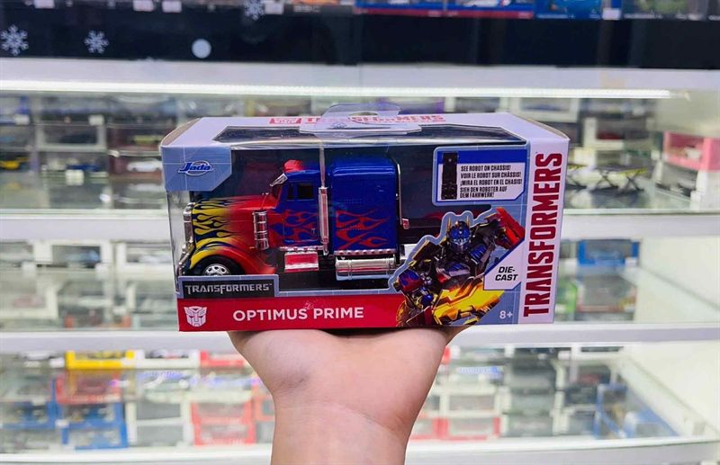  Mô hình xe Peterbilt 379 Optimus Prime T1 Hollywood Rides tỉ lệ 1:32 JADA TOYS 24078B 