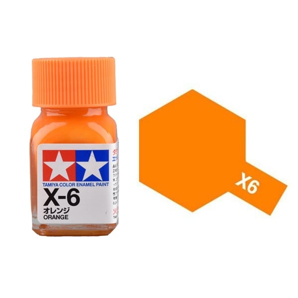  Enamel x6 orange sơn mô hình màu cam 10ml Tamiya 80006 