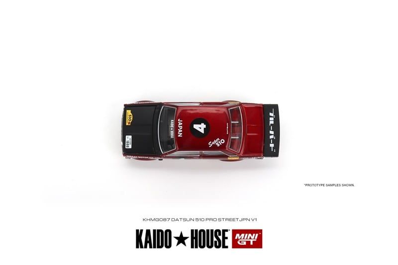  Mô hình xe Datsun 510 Pro Street JPN V1 tỉ lệ 1:64 Kaido House MiniGT 