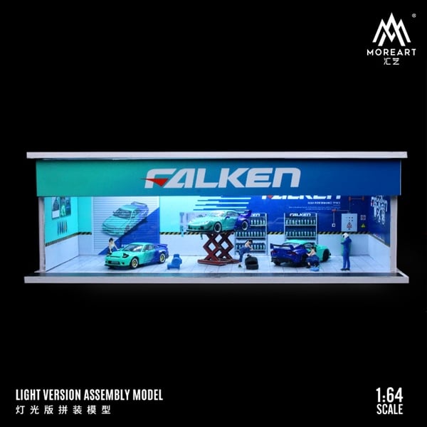  Hộp trưng bày mica mô phỏng Workshop FALKEN kích thước 30x13.3x10cm tỉ lệ 1:64 MoreArt MO914102 