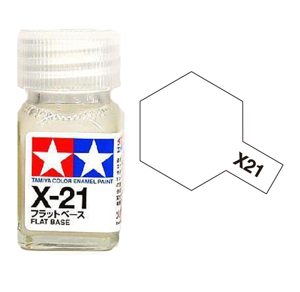  Enamel x21 flat base sơn mô hình mờ cơ bản 10ml Tamiya 80021 