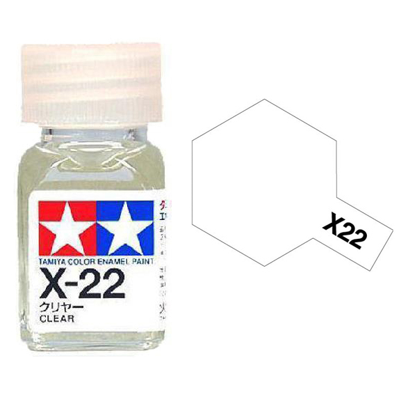  Enamel x22 clear sơn mô hình màu trong suốt 10ml Tamiya 80022 