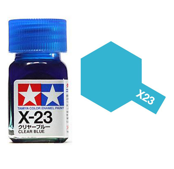  Enamel x23 clear blue sơn mô hình màu xanh trong suốt 10ml Tamiya 80023 