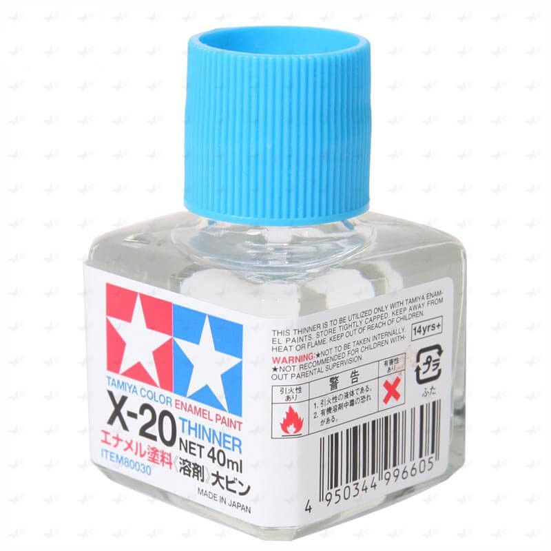 ENAMEL X20 THINNER DUNG DỊCH PHA SƠN THINNER GỐC ENAMEL 40ML TAMIYA 80030