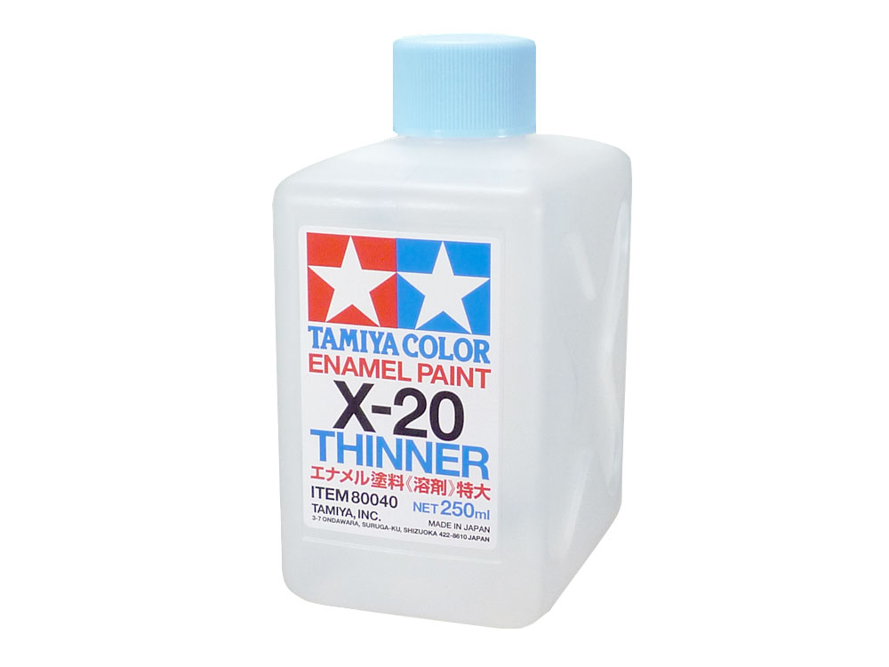  Enamel x20 thinner dung dịch pha sơn thinner gốc enamel 250ml Tamiya 80040 