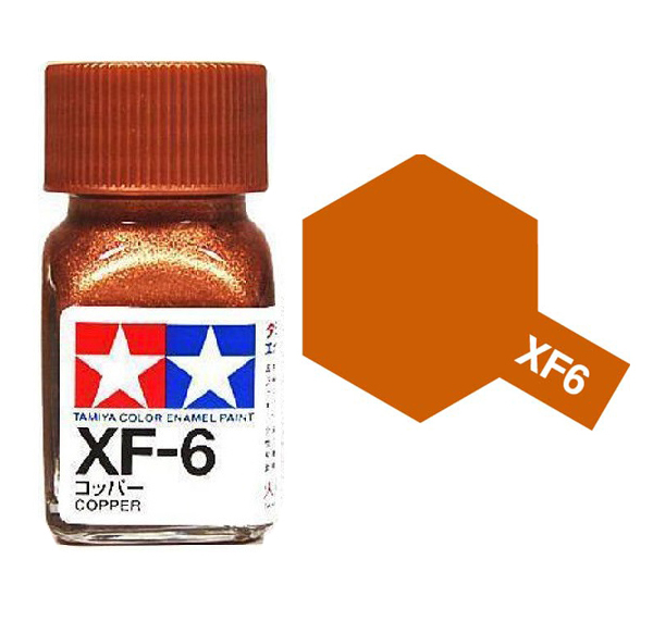  Enamel xf6 copper sơn mô hình màu đồng 10ml Tamiya 80306 