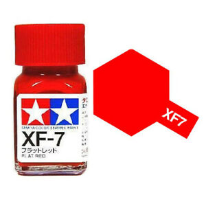  Enamel xf7 flat red sơn mô hình màu đỏ mờ 10ml Tamiya 80307 