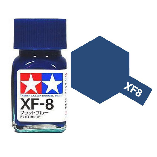  Enamel xf8 flat blue sơn mô hình màu xanh mờ 10ml Tamiya 80308 