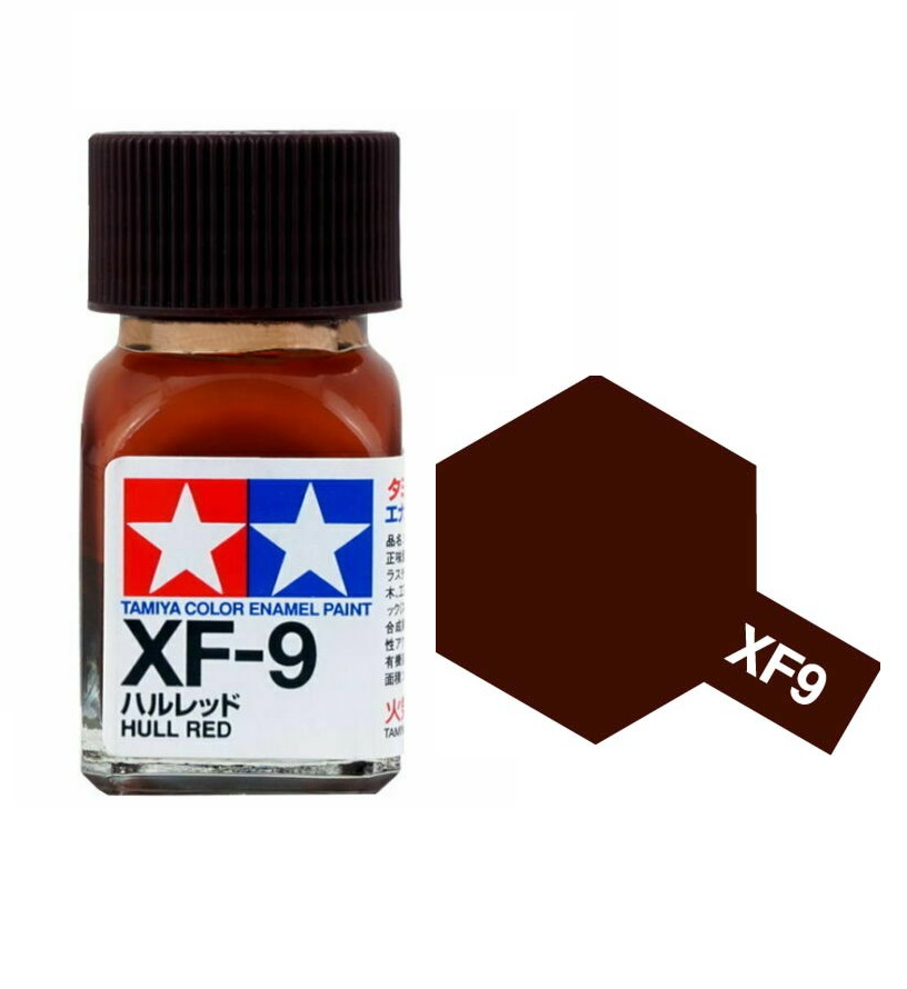  Enamel xf9 hull red sơn mô hình màu đỏ 10ml Tamiya 80309 