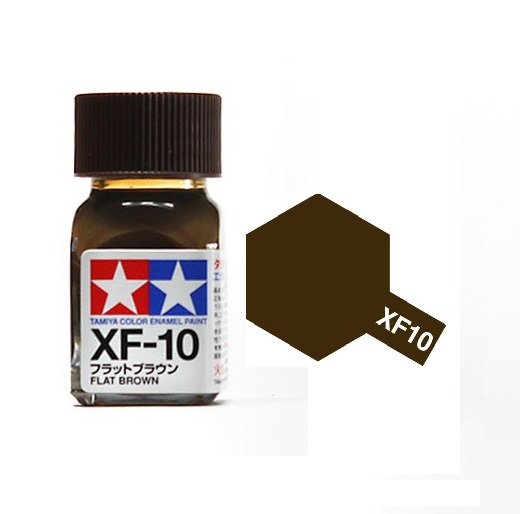  Enamel xf10 flat brown sơn mô hình màu nâu mờ 10ml Tamiya 80310 